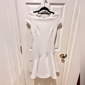 White Midi Flared Dress Sz XS
